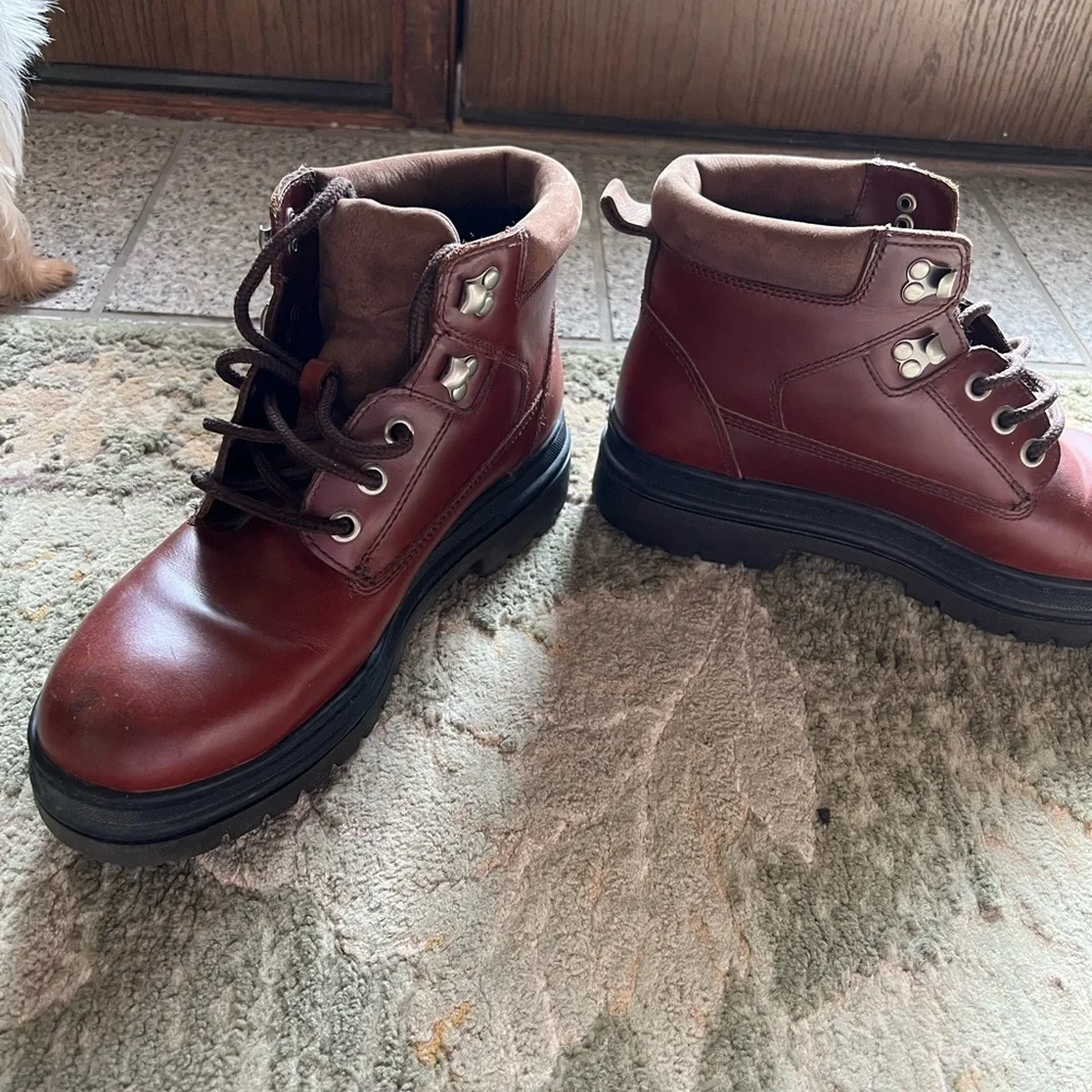 St. John Bay Men’s Brown Leather Boots